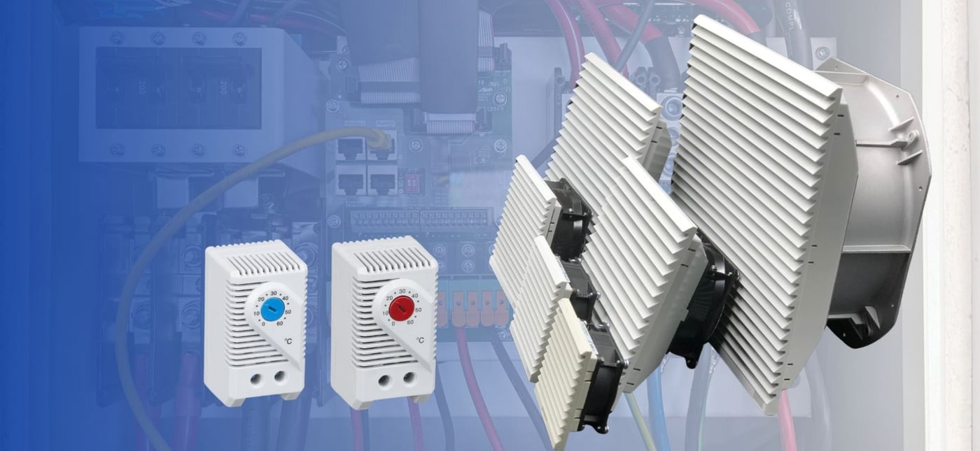 Ventiladores con filtro Jason para tableros eléctricos