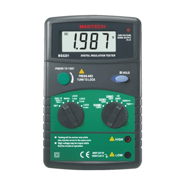 Megóhmetro digital Mastech MS5201