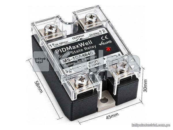 RELE DE ESTADO SOLIDO DC/AC 40AMP