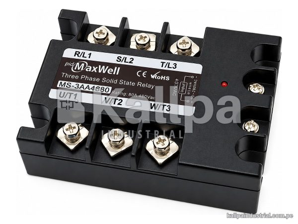 RELE DE ESTADO SOLIDO TRIFASICO AC/AC 80AMP